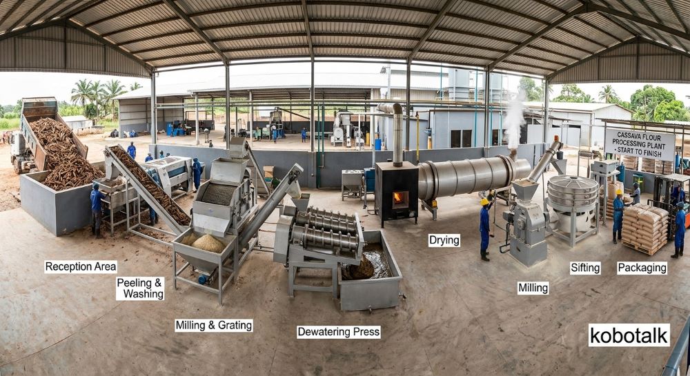 How to Start a Cassava Processing Plant in Nigeria: A Complete Guide 